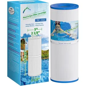 Replacement for  Filter PRB25-IN, Unicel C-4326, Filbur FC-2375, FC-2370, R173429, 3005845, 17-2327, 100586, 33521, 25392, 817-2500, Guardian 413-106, 5X13 Drop in  Filter, 1 Pack