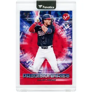 Dylan Crews Washington Nationals 2025 Topps Pristine Red Refractor Precisionaries #PR-11 #4/5 Rookie Card - Fanatics Authentic Certified