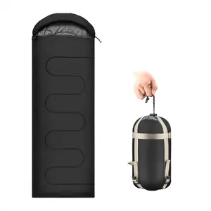 Warm Weather Sleeping Bag - Portable, Waterproof, Compact Lightweight, Comfort with Compression Sack - Great for Outdoor Camping, Backpacking Fits Adults