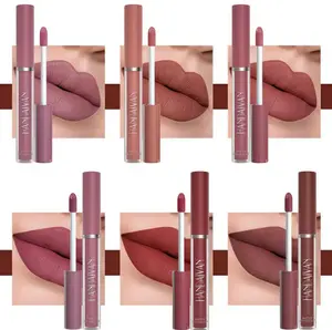 6 Counts Waterproof Long-LastingMatte LipstickSet Easily Tinted andMoisturizing Lipsticks Suitable for AlOccasions Lip Makeup Matte LipGlossLipstick Pearls Girls and WomenMakeup Accessories Cosmetic GlossyGift Kit