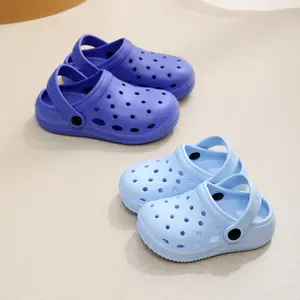 Boys and Girls Outdoor Beach Casual Soft Comfortable Clogs Fashion Solid Color EVA Sandals