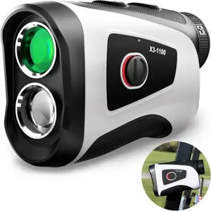Golf Rangefinder with Slope , 660/1100YDS, 7X Magnification, 5 Modes, Flag Pole Locking, Vibration, Range Finder Golf Tournament Legal, Rechargeable Golf Accessories  for Men