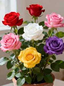 200 Pcs Mixed Color Rose Flower Seeds – Rare Garden Variety, Easy to Grow, Seeds Only, Not Live Plants