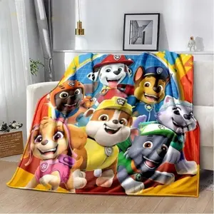 Cute Cartoon Dog HD Blanket,Soft Throw Blanket For Home Bedroom Bed Sofa Picnic Travel Cover Blanket Kids Gift CoverGift For Men & Women, Gift For Kids, Christmas Gift, Halloween Gift