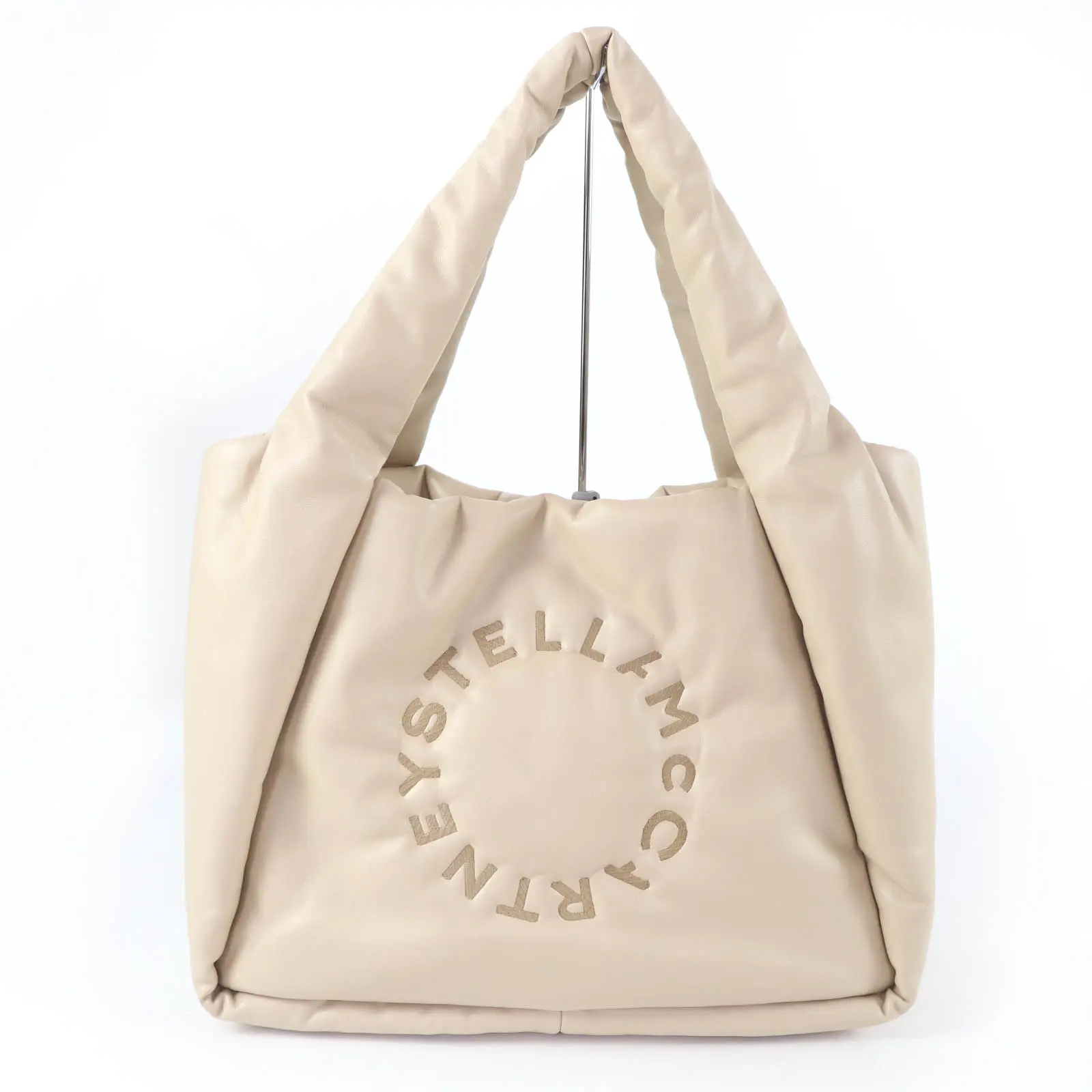 Pre-owned Stella McCartney Vegan Leather Tote Bags Logo Puffy Recycled Polyester Tote Bag