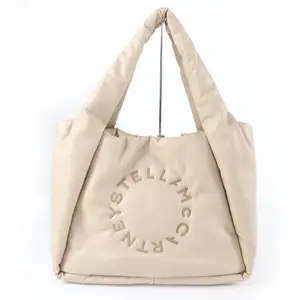 Pre-owned Stella McCartney Vegan Leather Tote Bags Logo Puffy Recycled Polyester Tote Bag