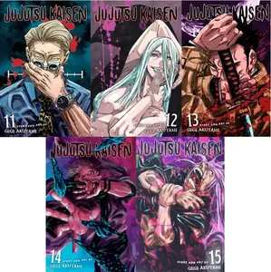 Jujutsu Kaisen Manga Set Volumes 11-15 by Gege Akutami