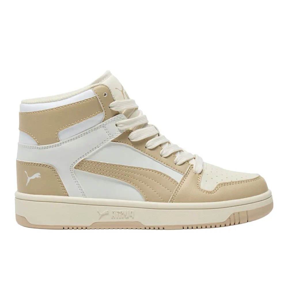 PUMA Womens Rebound Layup Sl High  Sneakers Shoes Casual - Beige, White