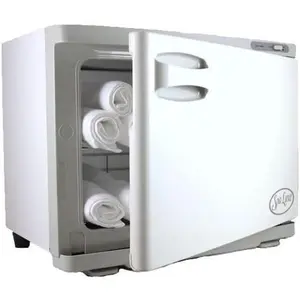 Hot Towel Warmer Cabinet - Professional Esthetician Spa and Facial Steamer for Salon Equipment and Barber Shop - Towel Heating Machine - Freestanding, SL18 - Gray