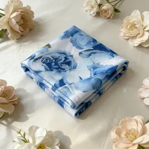 Luxurious Chiffon Blue Hijab