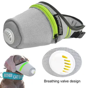 Dog Mask Dog Gas Face Mask Reusable Dog Smoke Mask Adjustable Dog Respirator Mask for Pet Indoor Outdoor Protection