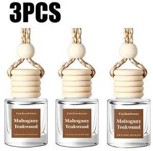 3PCS Hanging Car Air Freshener, Long Lasting Scent Diffuser for Car Rearview Mirror, Aesthetic Car Interior Decor