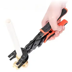 Push-in Clamp Water Pipe Disconnecting & Crimping Plier Sets, Installation & Removal Hand Tools for DIY Home Repairs