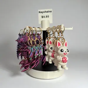 New Arrival Assorted Articulated Keychains Each Featuring Unique Designs and Adorable Characters