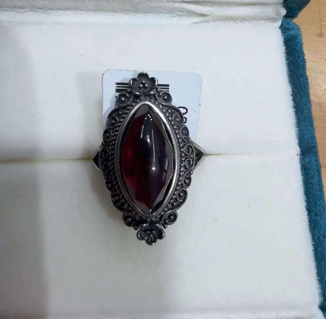 Mary(16182)gc.Purple garnet s925