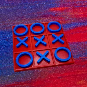 Travel size tic tac toe game