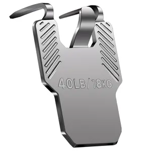 20 Pack Drywall Picture Hangers Claw: 40 lb Heavy Duty Damage Free Wall Picture Hanging Hooks, Art Mirror Photo Painting Frame for Room Office Decor