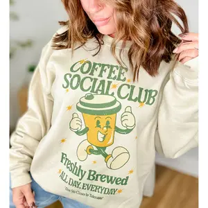 Coffee Social Club Graphic Top