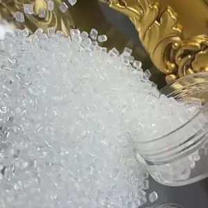 Keratin for Hair Extensions - Product Image Shows Clear Cubes in a Jar