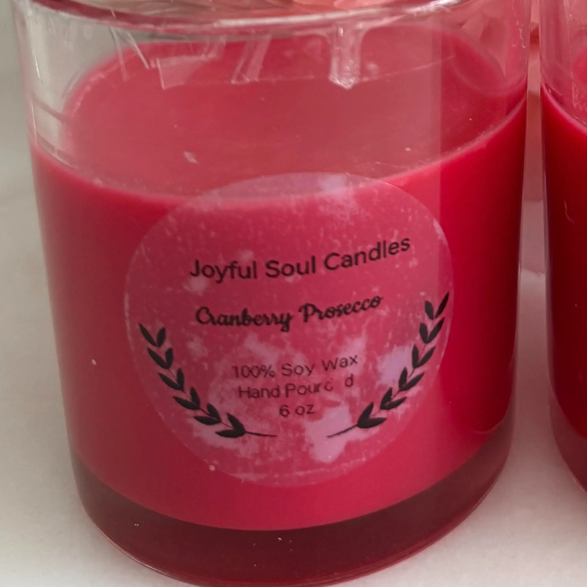 6 oz Flameless Cranberry Bubbly Scented Soy Candles Safe Pet Friendly Home Decor Gift Idea Ideal For Candle Warmer Lamp Or Plate