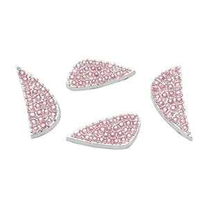 Modern Compatible Steering Wheel Emblem, Shiny Diamond Embellishment, Fits Hyundai Elantra Sonata Ix35 Ix25 Tucson Verna Mistra 2013-2019