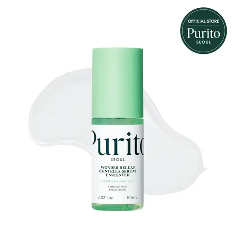 [Purito Official] Wonder Releaf Centella Serum Unscented I Vegan Cruelty Free Skin Repair Vitamin C Glow Serum Acne Cica