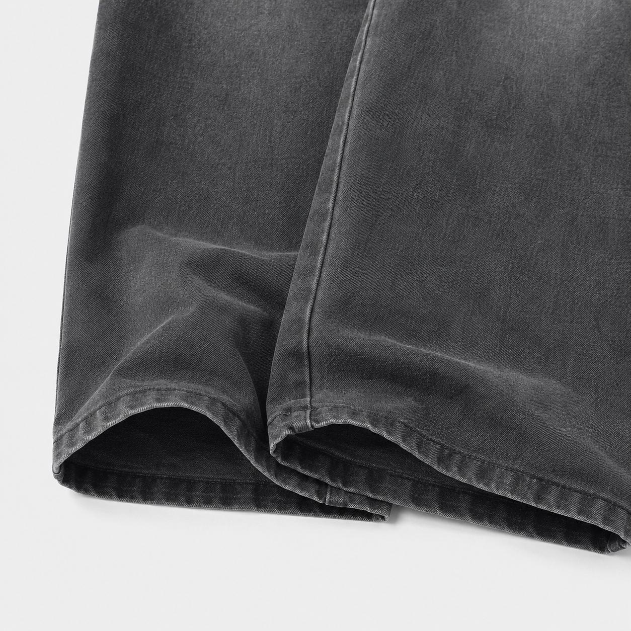 Baggy Wide Leg Jeans for Men and Women, Casual Fashion Streetwear Denim Pants, Low Rise Loose Fit Y2K Skater Jeans, Relaxed Straight Leg Urban Hip Hop Jeans with Pockets for Daily Wear, Vintage Grunge Style Denim Trousers Pants for US Outfits, Club Outfit