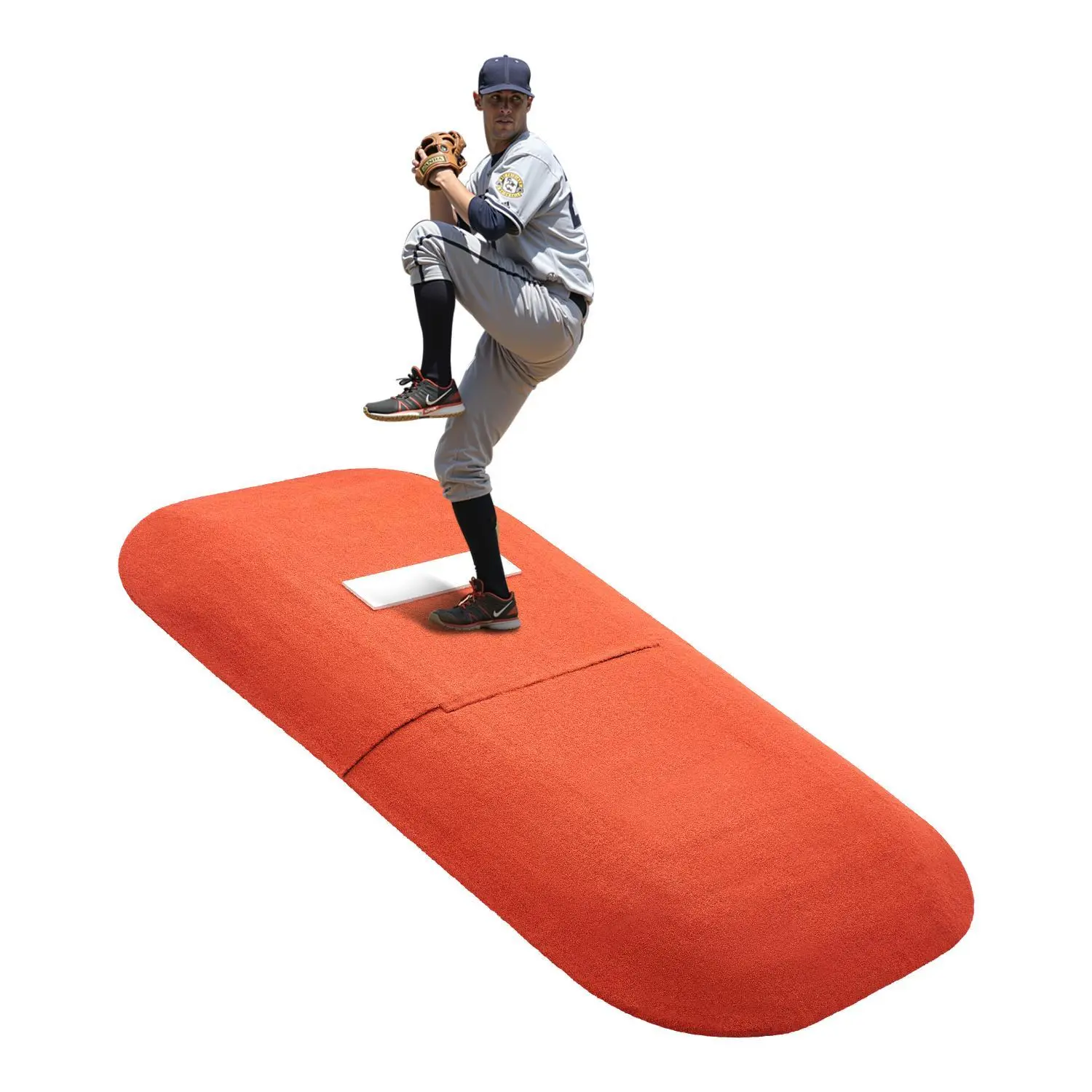 【SummerFinds】VEVOR Pitching Mound, Portable Baseball Game Mound, 107 in Indoor Outdoor Pitching Practice and Training Equipment, Softball Pitching Aids with Antifade Turf and Pitching Rubber