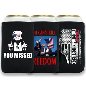 Republican President Donald Trump Rally Koozie Beer Can Cooler Drinkware Mug