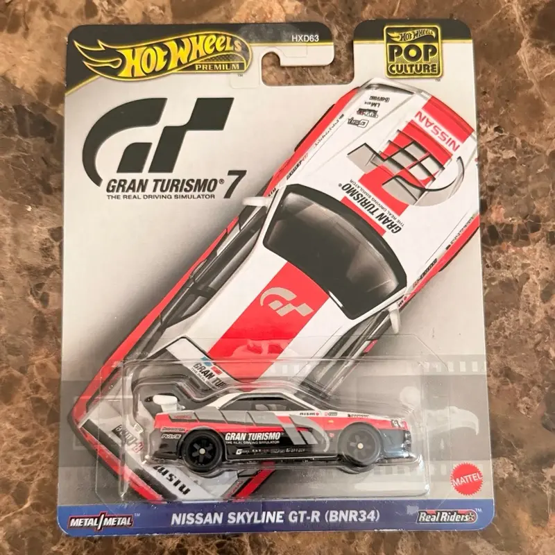 Hot Wheels Nissan Skyline GT-R BNR34 Gran Turismo 7