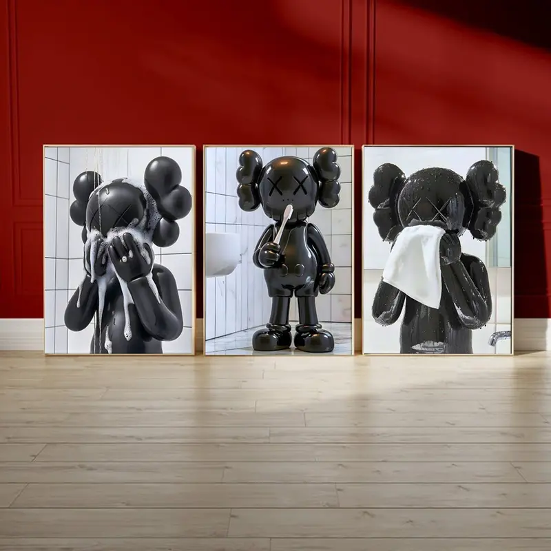 Kwas Money Graffiti Poster, Financial Power Print, Room Decoration