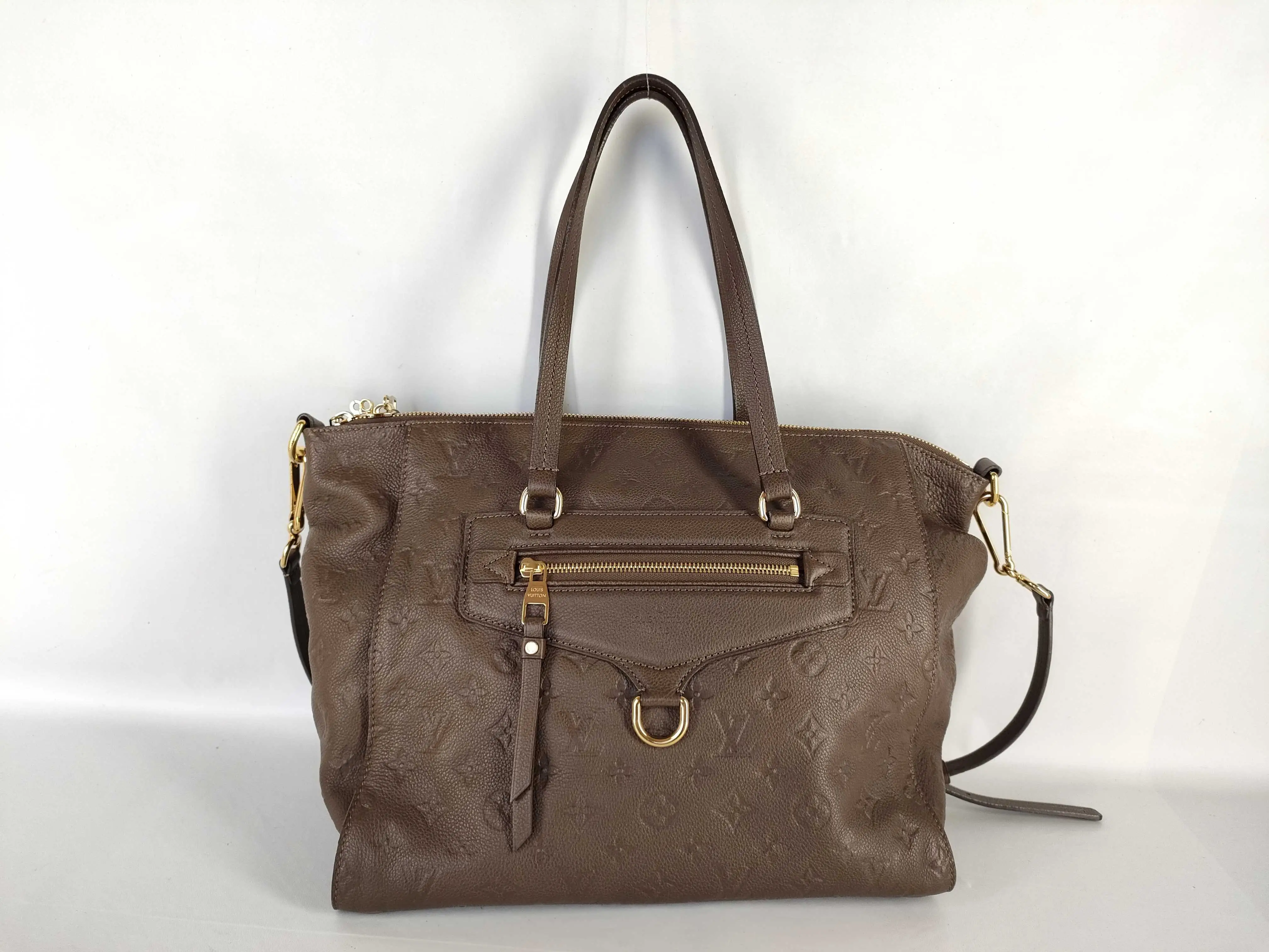 Pre-owned Louis Vuitton PVC Shoulder Bags M94170 Monogram Anplante M94170 Brown Leather Monogram 2WAY Shoulder Bag