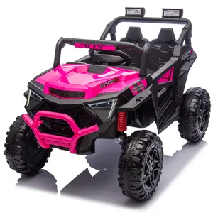 24V 400W Kids Electric UTV (3+) – Ride On 4x4 with Parent Remote Control, Four-Wheel Suspension, LED Lights & Bluetooth Music (USB/MP3)