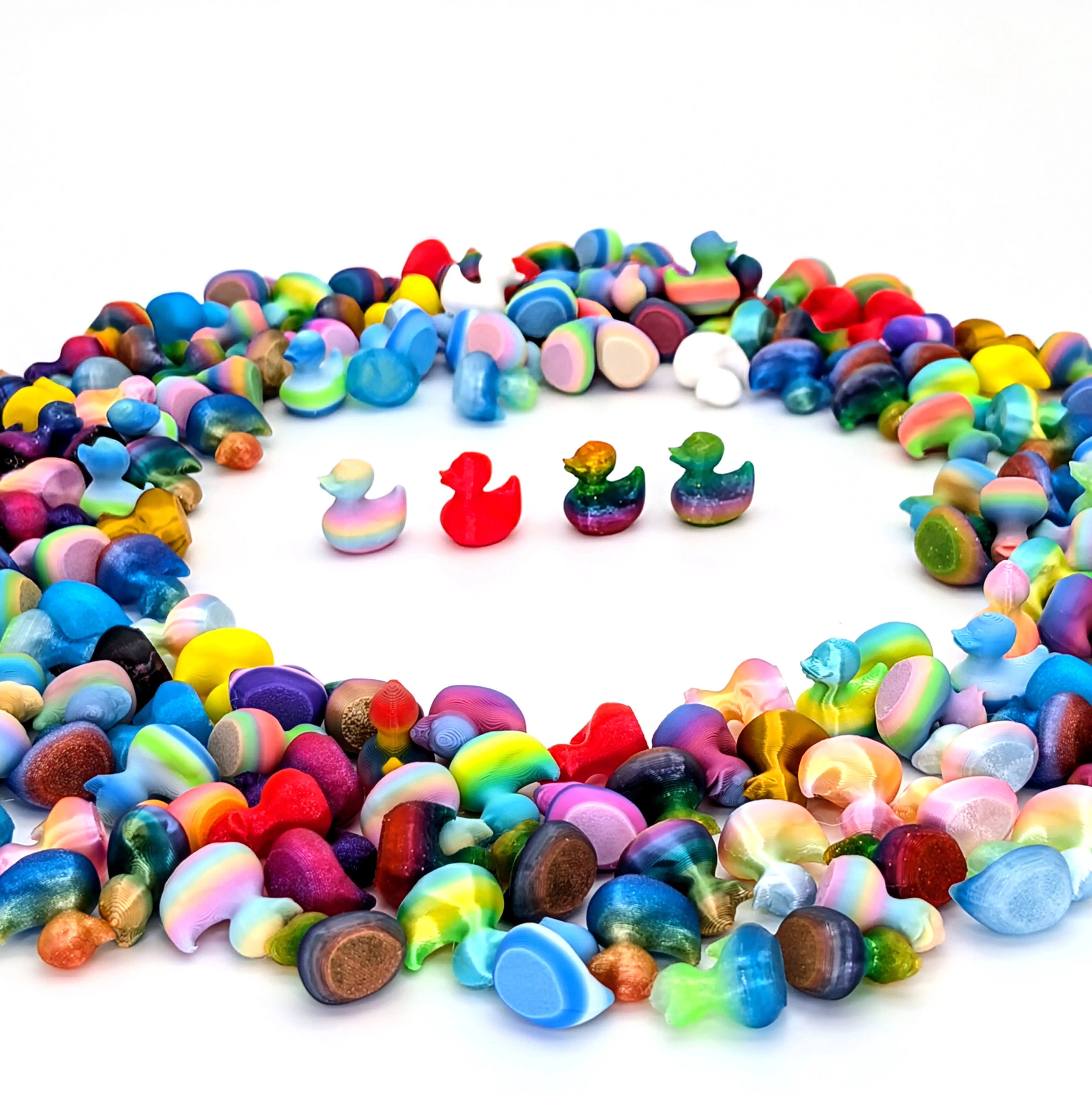 Tiny Ducks - Miniature Ducklings Figurines - Quack-tastic Charm in Every Box! Decor Ornaments Gift