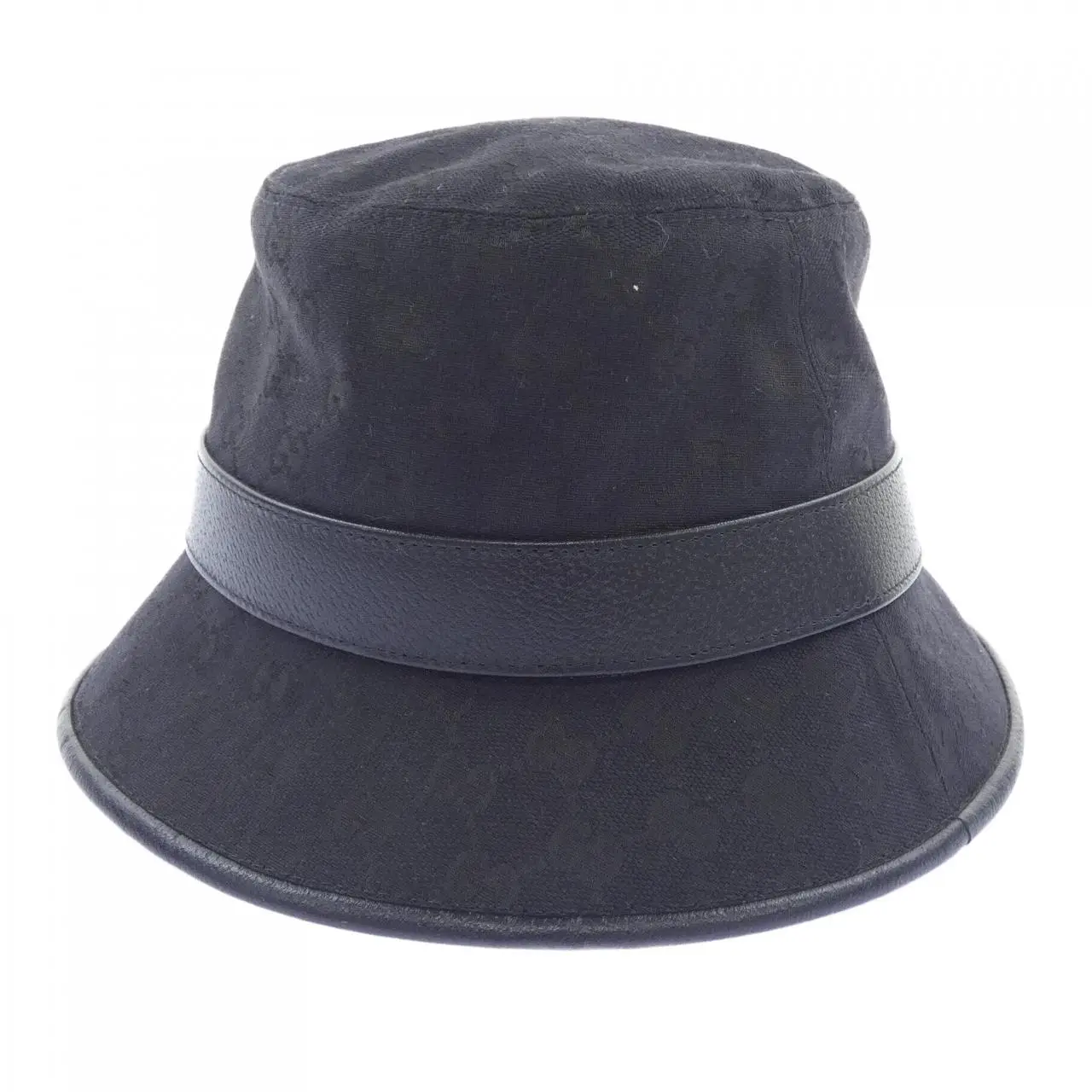 Pre-owned GUCCI Canvas Small Leather Goods GG Bucket Hat
