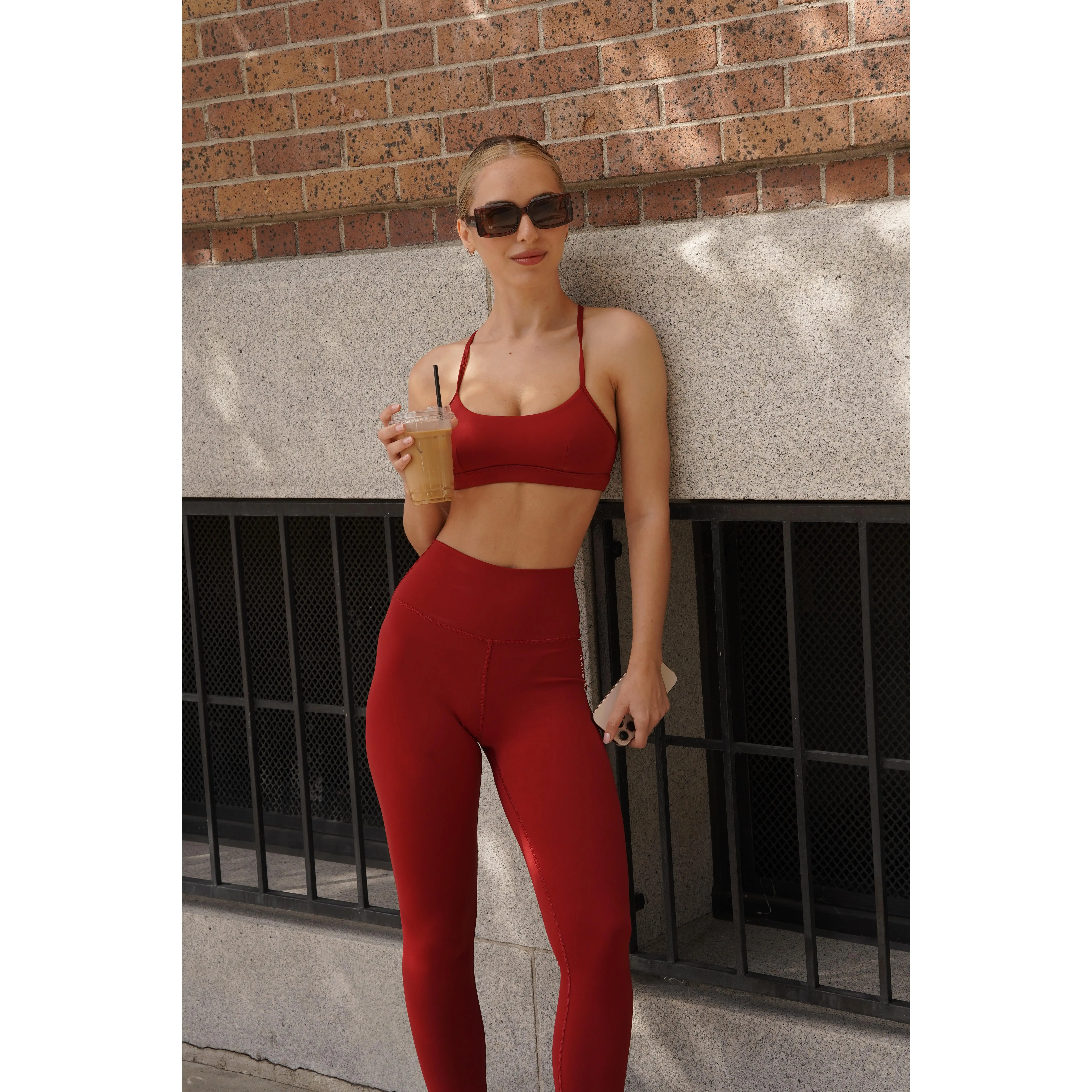 Graphene Compression Leggings for Women, High-Waisted Sculpted Fit, Ultra-Smooth Pocket-Free Workout Bottoms