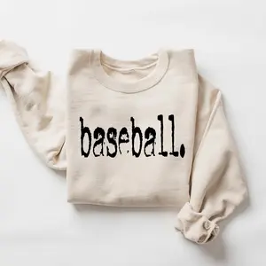 Baseball Game Day Graphic Sweatshirt, Baseball Game Day Mom Pullover Hoodie For Men & Women