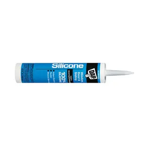 DAP 12116 10.1 oz Siding & Window Rubber Door Sealant Silicone, Aluminum - Pack of 12