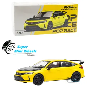 Pop Race 1:64 Honda Civic FL5 Type-R Sunlight YL PR64-62