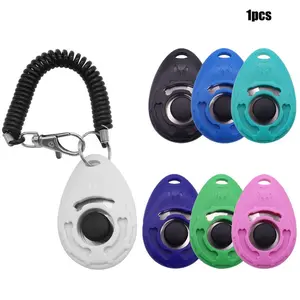 Dog Training Clicker with Wrist Strap, Durable Lightweight Easy to Use, Pet Training Clicker for Cats Dogs Horses, Behavior Training Tool