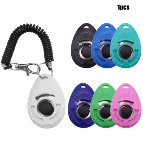 Dog Training Clicker with Wrist Strap, Durable Lightweight Easy to Use, Pet Training Clicker for Cats Dogs Horses, Behavior Training Tool, Training Aid