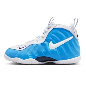 Little Kid's Nike Little Posite Pro University Blue/White-White (IQ7232 400)