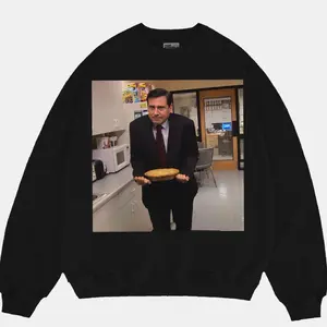 Funny Michael Scott Sad Pie Sweatshirt, The Office Kitchen Funny Jumper, The Office Pie Crewneck, Meme Funny Sweater, Funny Gift For Friends