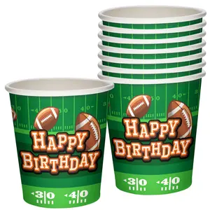 Football Birthday Party Supplies - Cups
