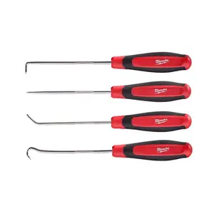 Hook and Pick Set (4-Piece) - Includes 4 Hooks & 4 Picks - Ideal for Home & Garden Use