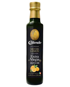 Caliendo Premium Meyer Lemon Infused Extra Virgin Olive Oil, Authentic Italian - 8.5 Fl Oz Bottle