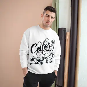 Cotton Blossom Sweatshirt - Cozy Lifestyle Apparel, Floral Jumper, Comfortable Pullover, Flower Sweater, Soft Champion Top