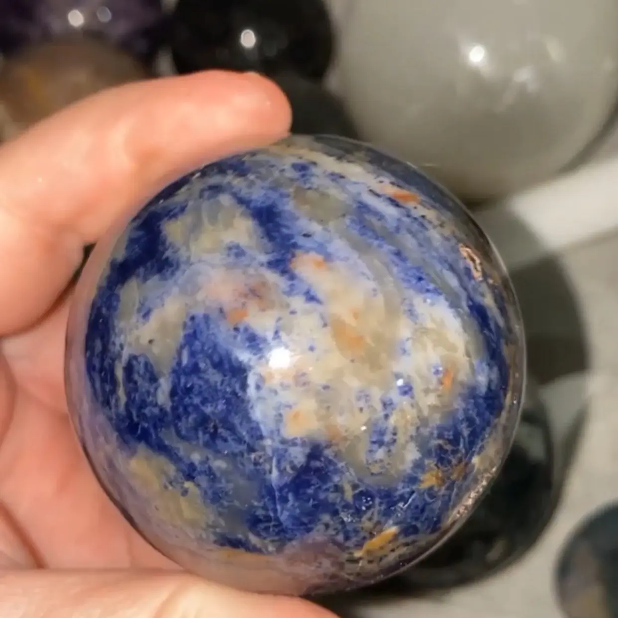 Sodalite Sphere Sodalite Crystal Sphere