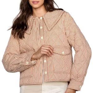 Gingham Quilted Jacket