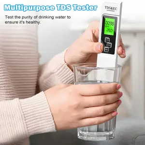 4-in-1TDS digital water quality tester, used for TDS, EC (° C ° F)  very suitable for drinking water, aquariums and swimming pools, bathtubs and fish tanks